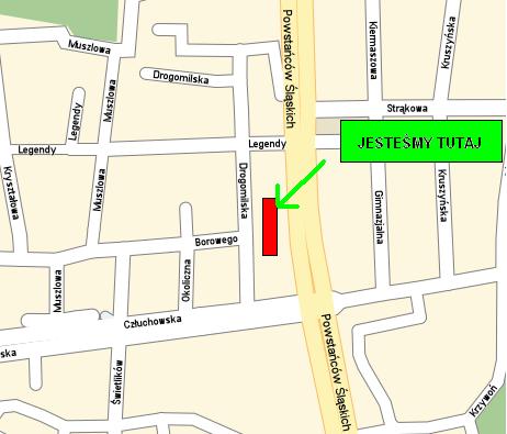 mapa dojazdu studio miracle